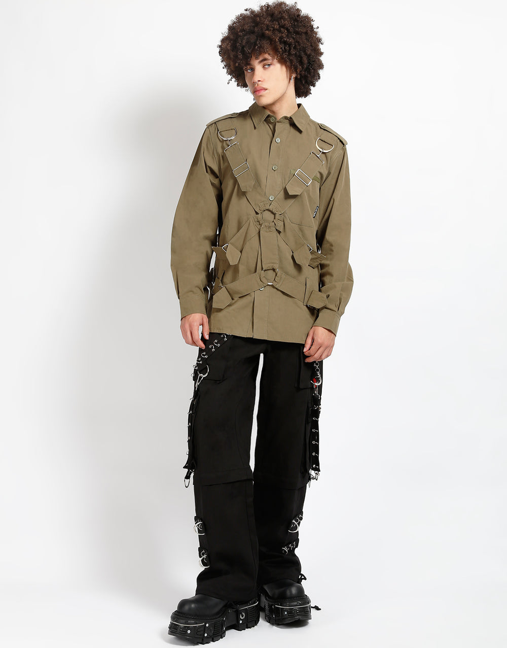 PARACHUTE SHIRT JACKET ARMY