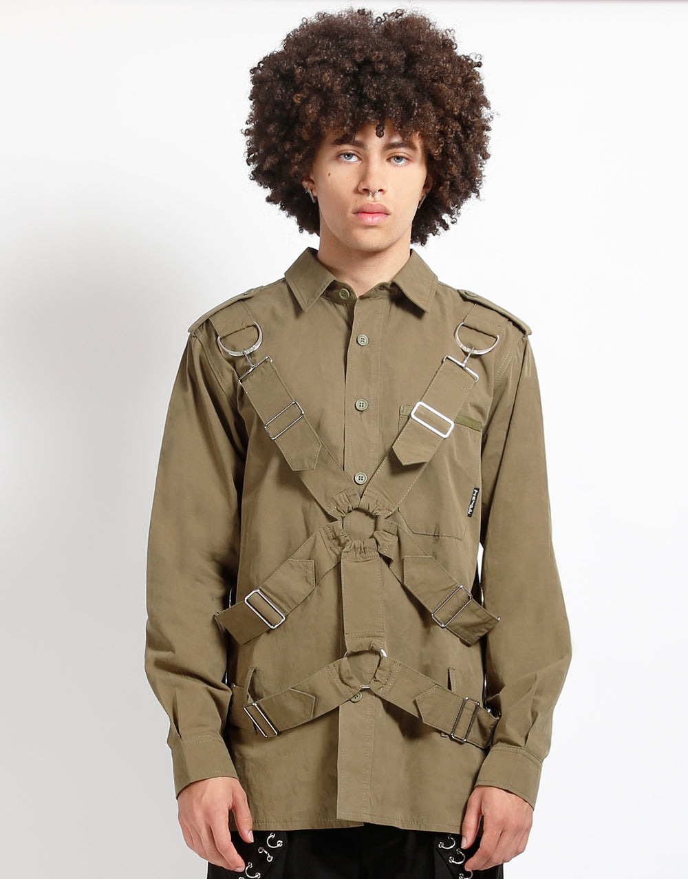 PARACHUTE SHIRT JACKET ARMY