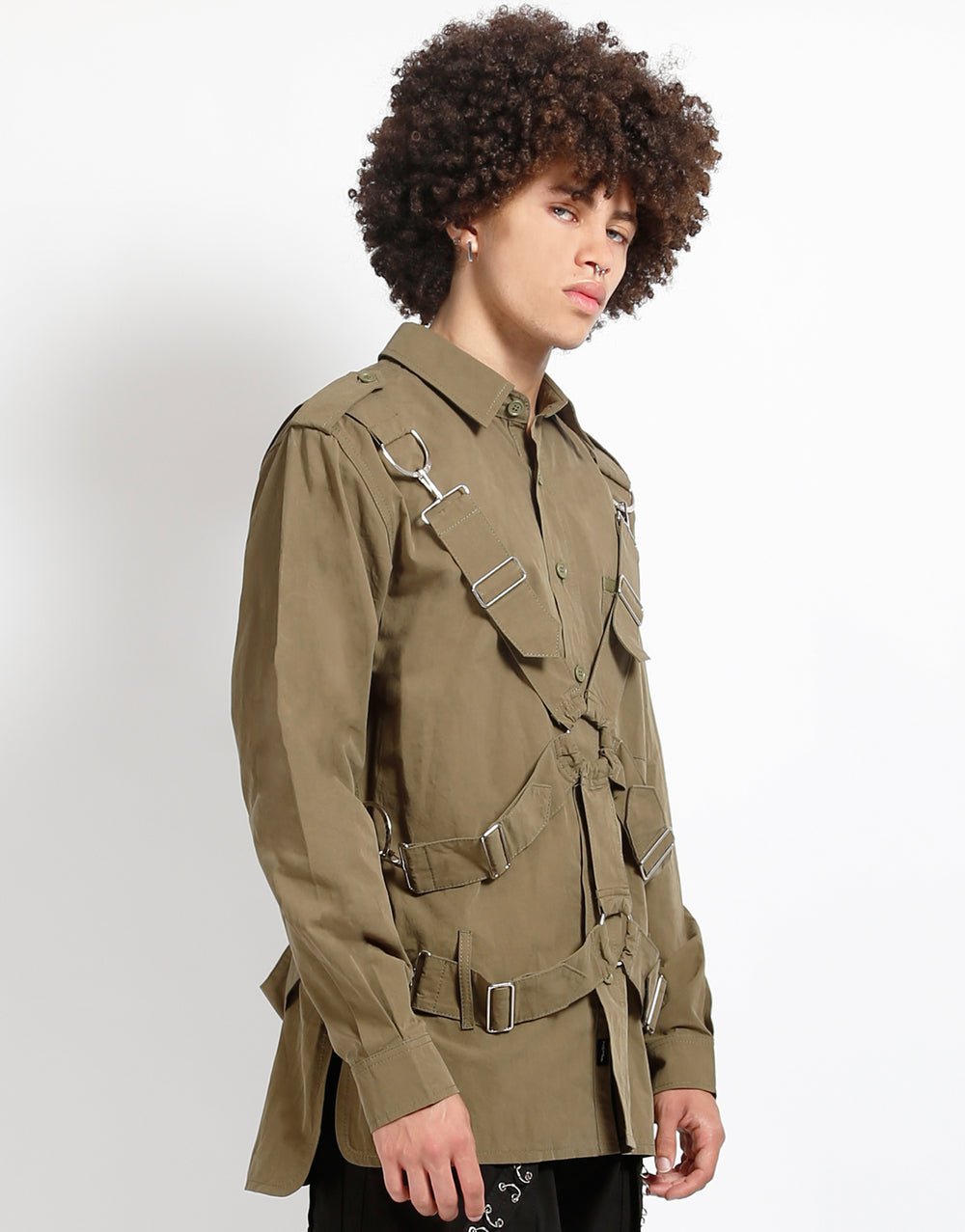 PARACHUTE SHIRT JACKET ARMY