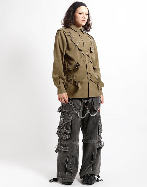 PARACHUTE SHIRT JACKET ARMY