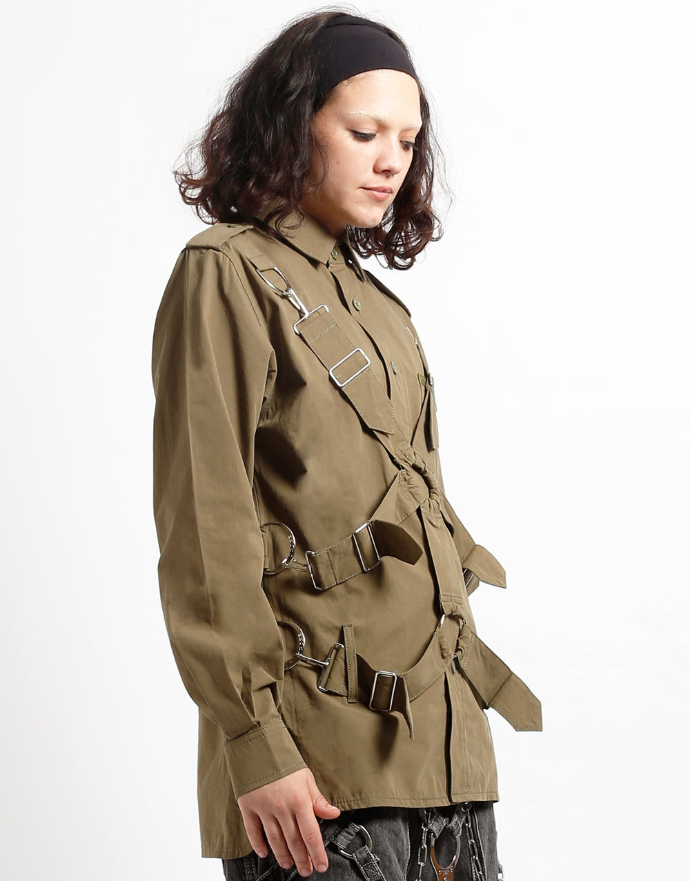 PARACHUTE SHIRT JACKET ARMY