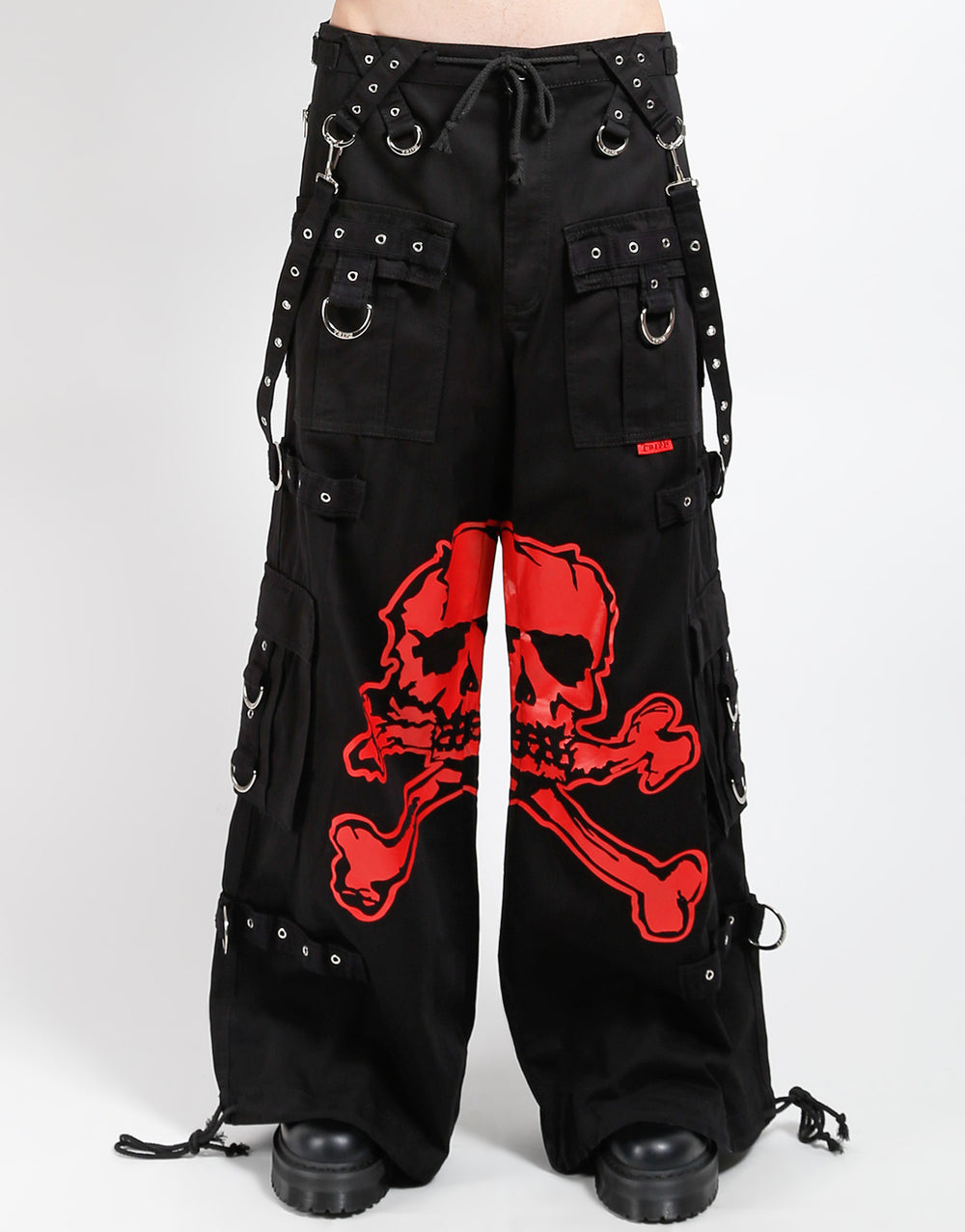 MEGA SKULL PANT RED