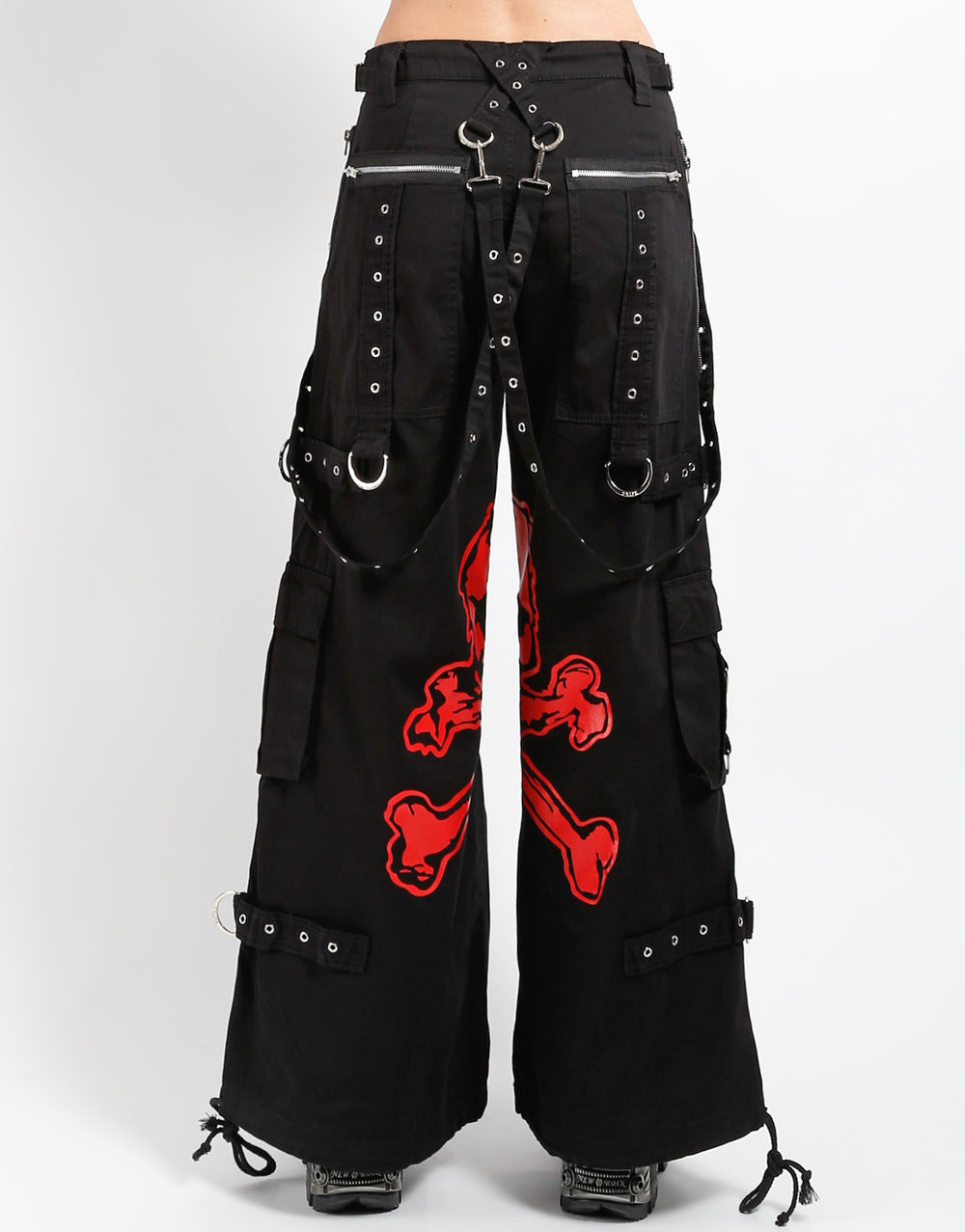 MEGA SKULL PANT RED