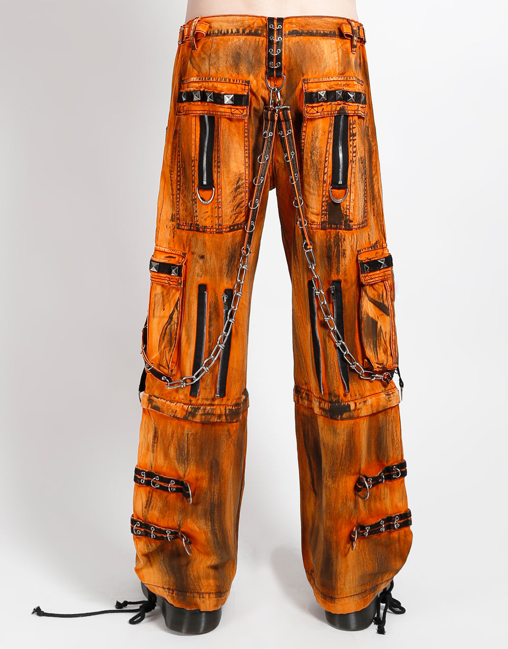 MIGHTY METAL PANT ORANGE INK WASH
