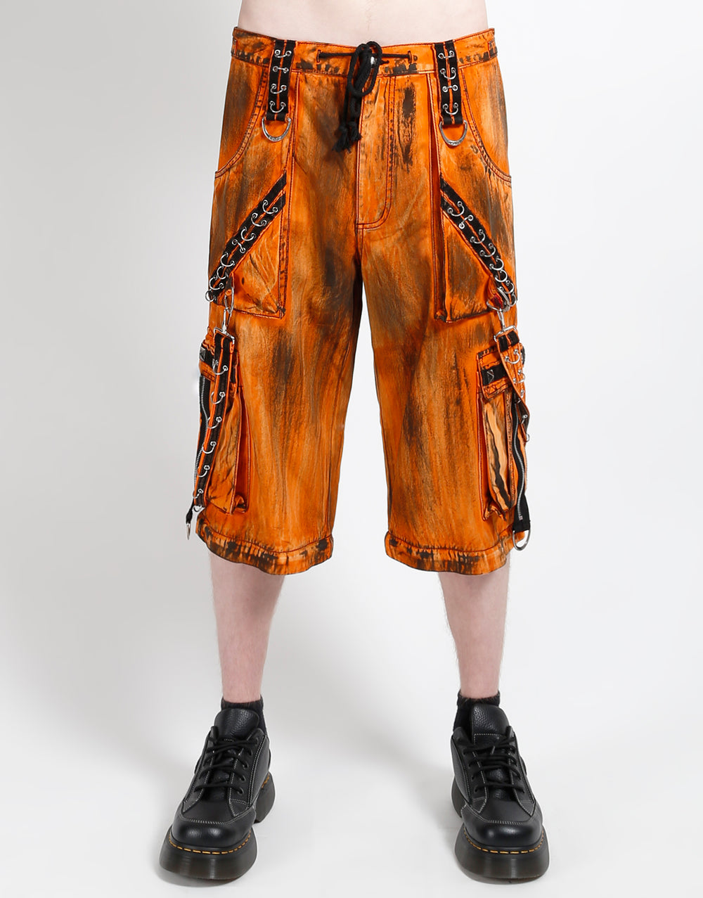 MIGHTY METAL PANT ORANGE INK WASH