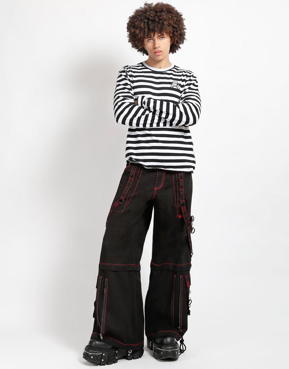 SUPER STUD PANT RED