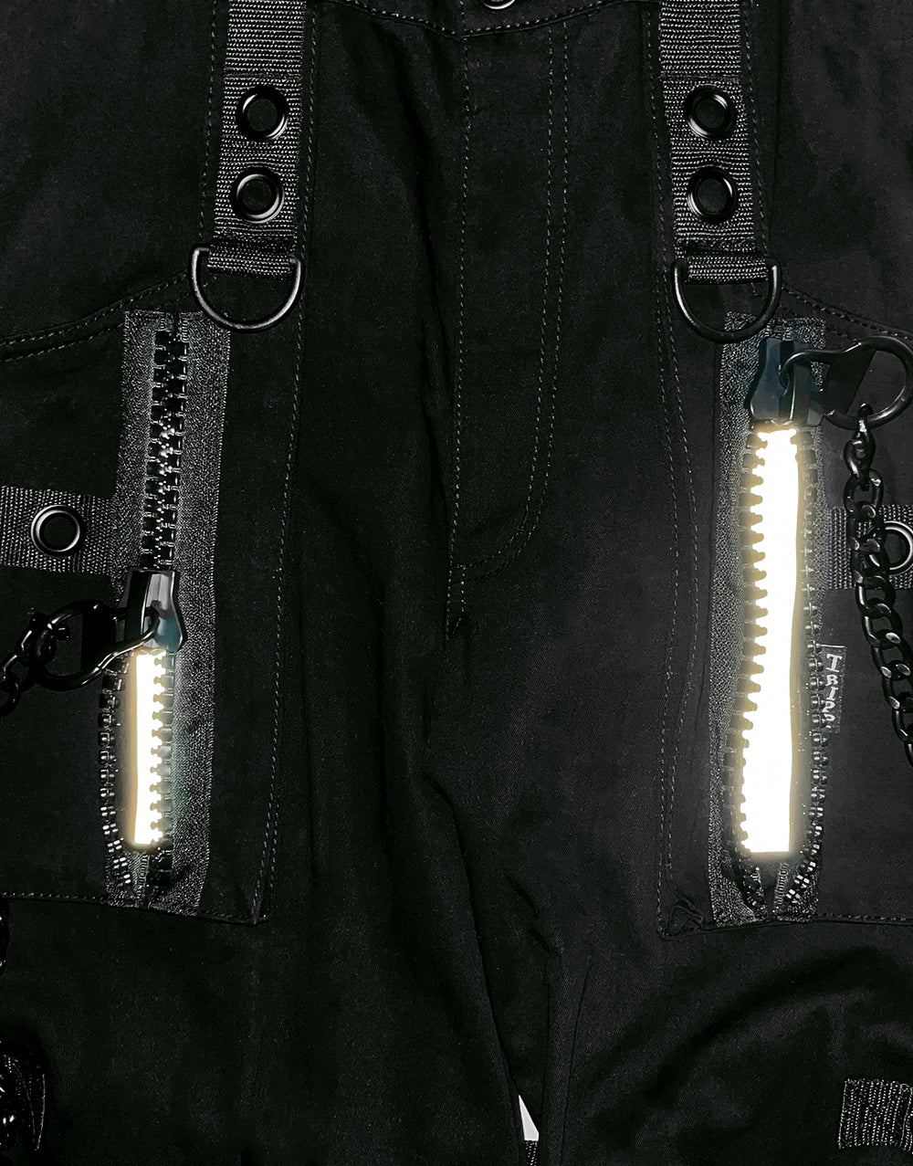 METALLIC SILVER BIOTECH PANT