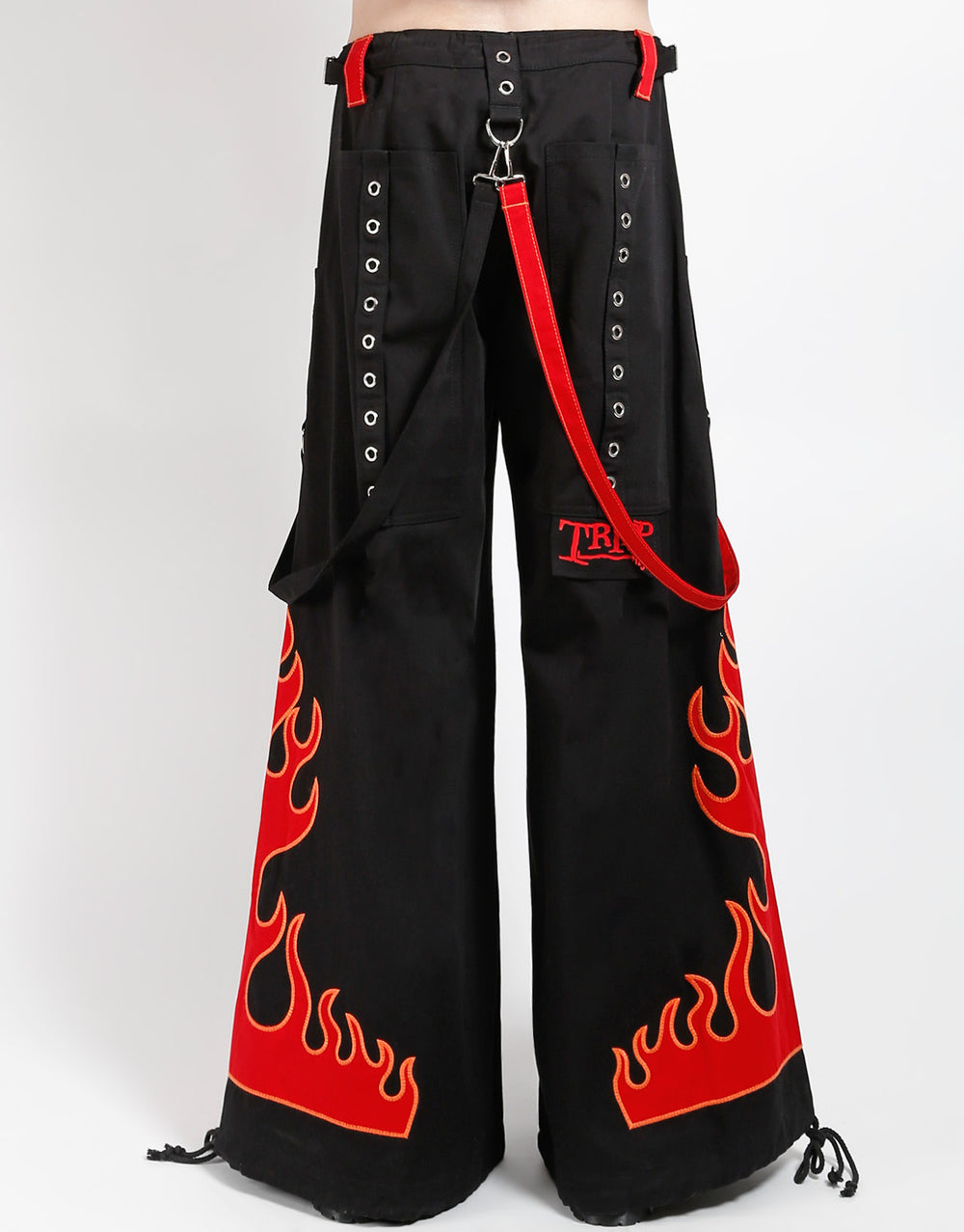 FLAME DARK STREET PANT RED