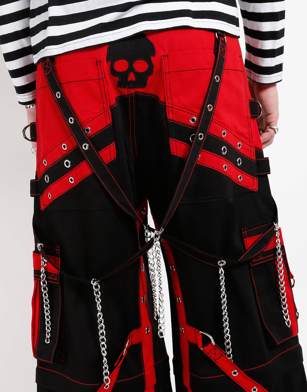 OFF TRACK PANT BLACK/RED