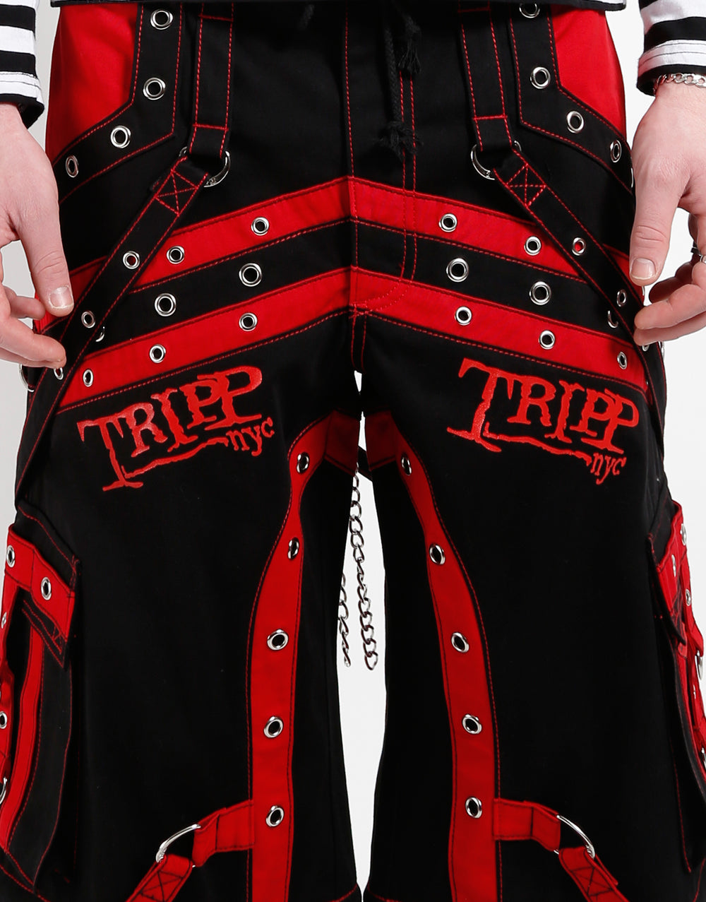 OFF TRACK PANT BLACK/RED
