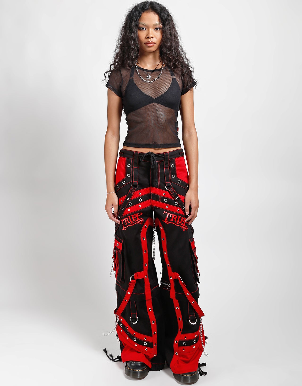 OFF TRACK PANT BLACK/RED