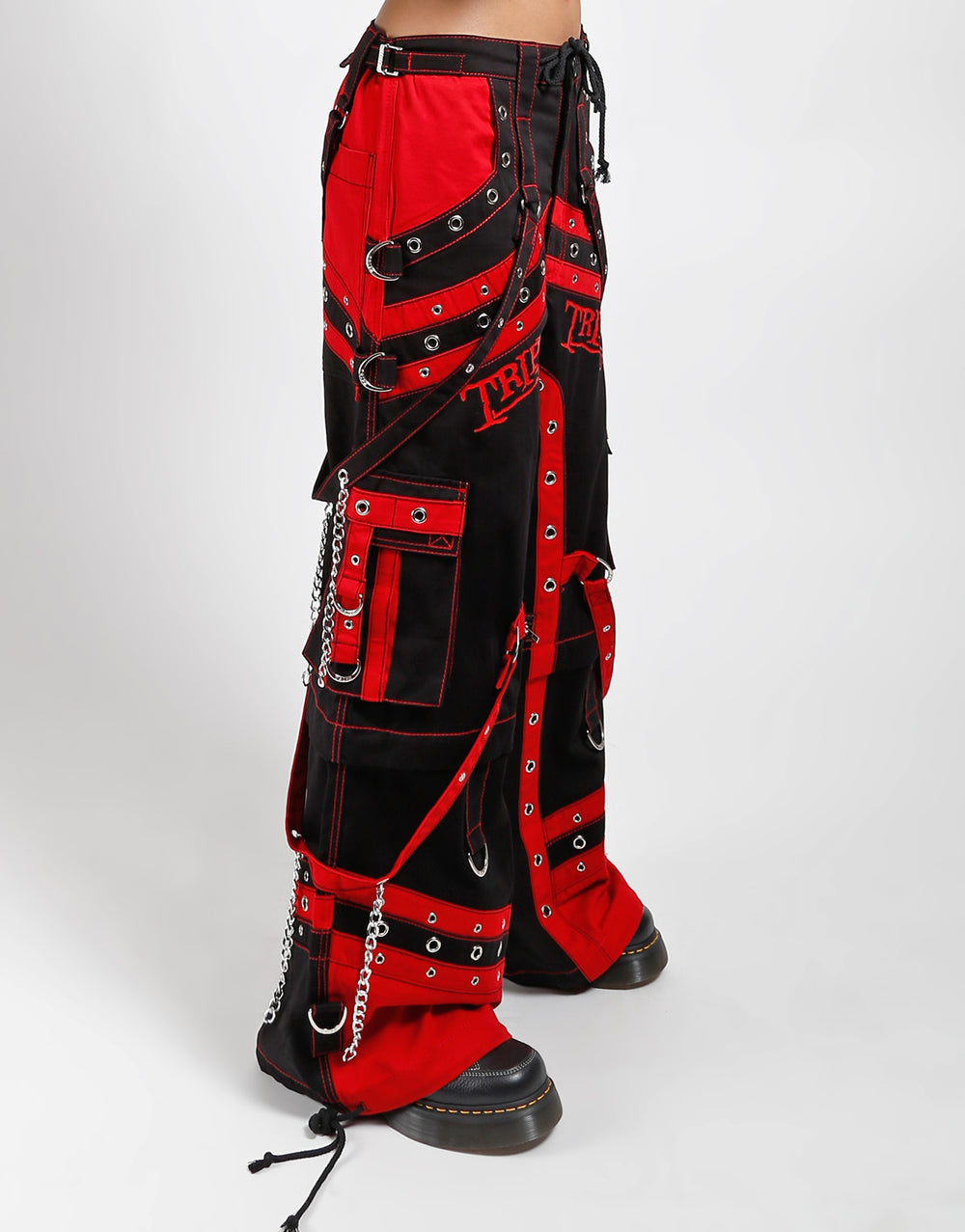 OFF TRACK PANT BLACK/RED