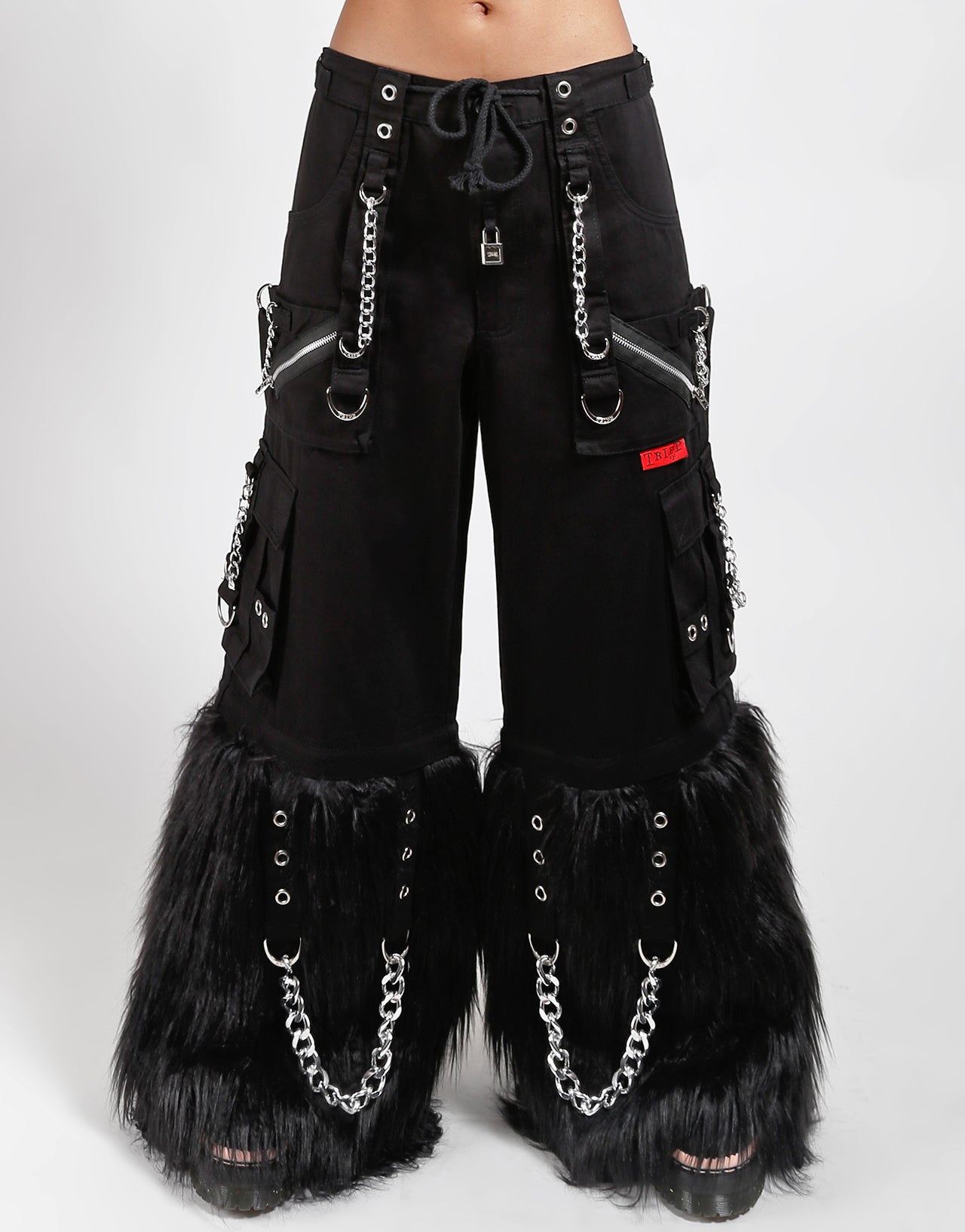 Tripp NYCボンテージフレアパンツ TrippNYC トリップ ニューヨーク よりパンク テイストな超ワイド