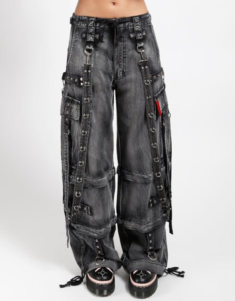 【XU】【TRIPP NYC】HARNESS DARK STREET PANTS TRIPP NYC - THREE STEP PANT