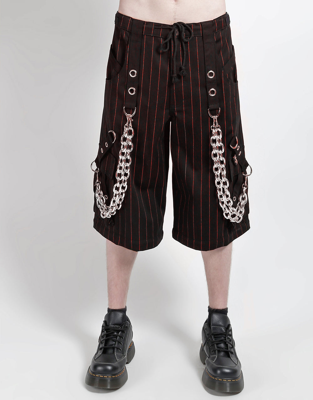 GODFATHER CHAIN PANT RED STRIPE