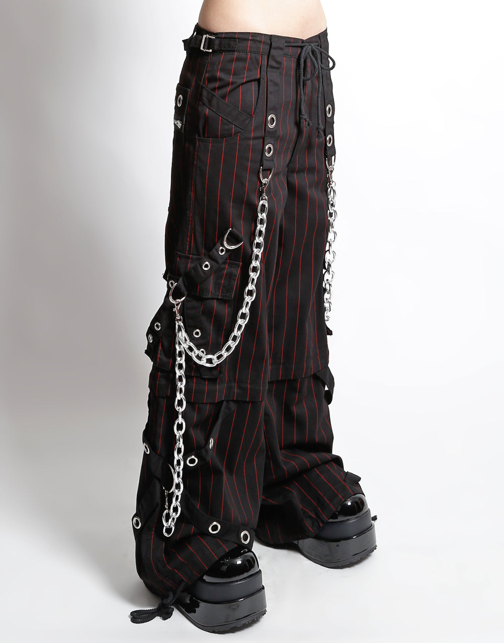 GODFATHER CHAIN PANT RED STRIPE
