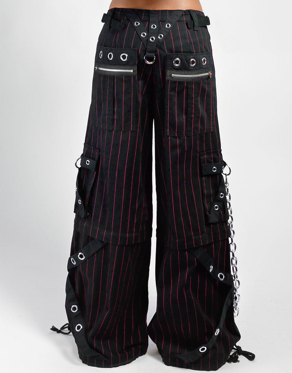GODFATHER CHAIN PANT RED STRIPE
