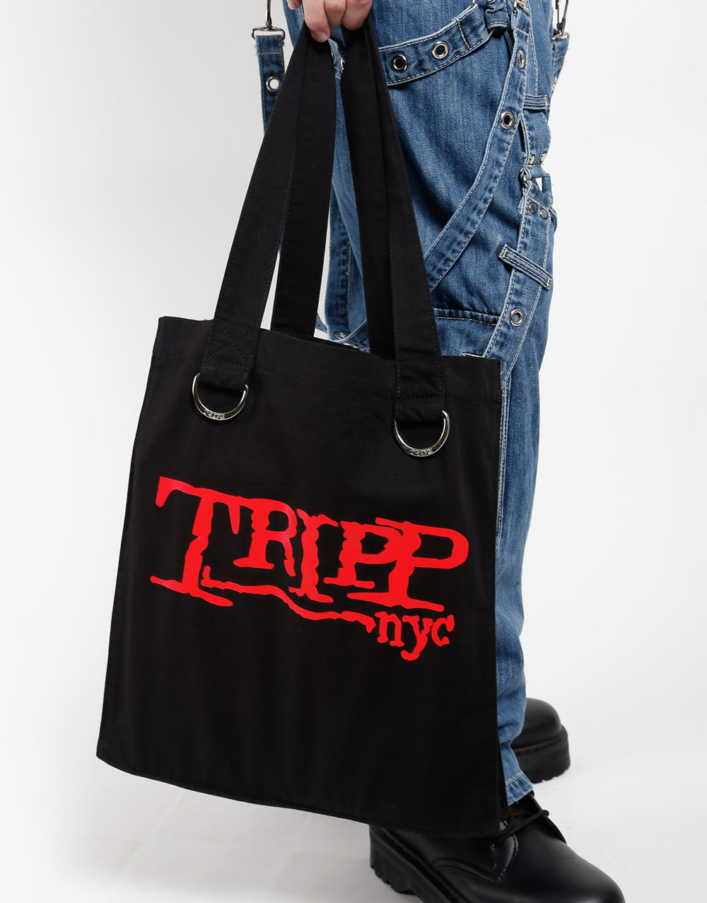 BIG RED SKULL LOGO TOTE