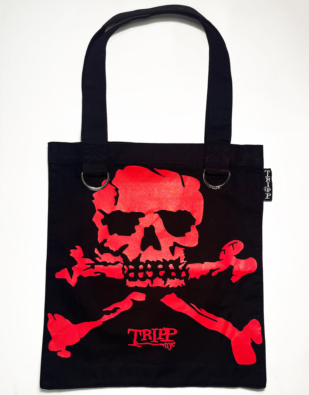 BIG RED SKULL LOGO TOTE