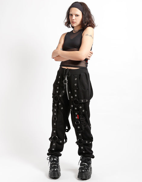 XU】【TRIPP NYC】HARNESS DARK STREET PANTS XU】【TRIPP NYC
