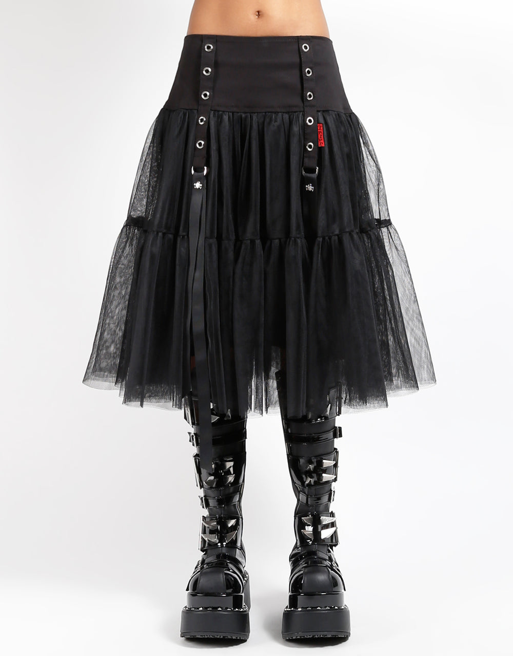 TUTU RIBBON TULLE SKIRT BLACK