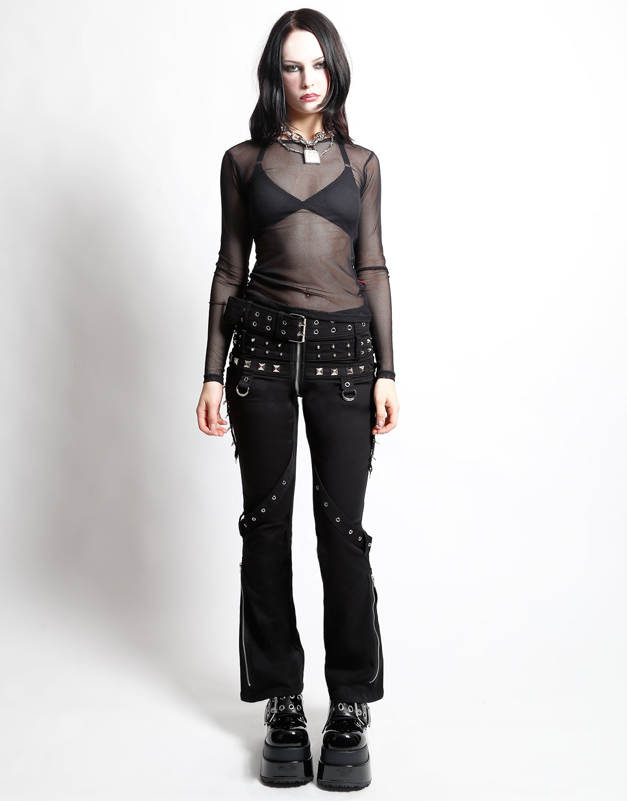 TRIPLE BELTED PANT
