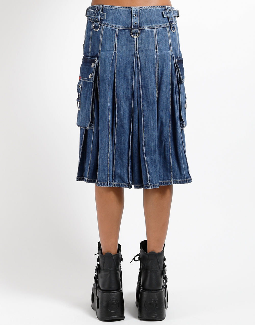 SUPER KILT LIGHT BLUE DENIM