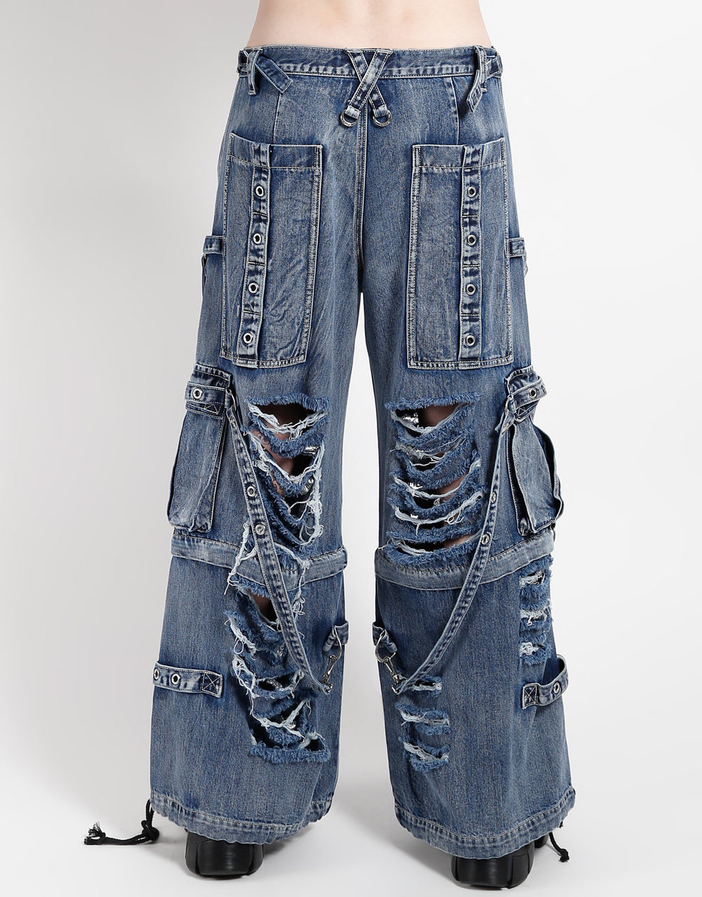 SHREDDER DENIM FULL FORCE PANT INDIGO FOG WASH