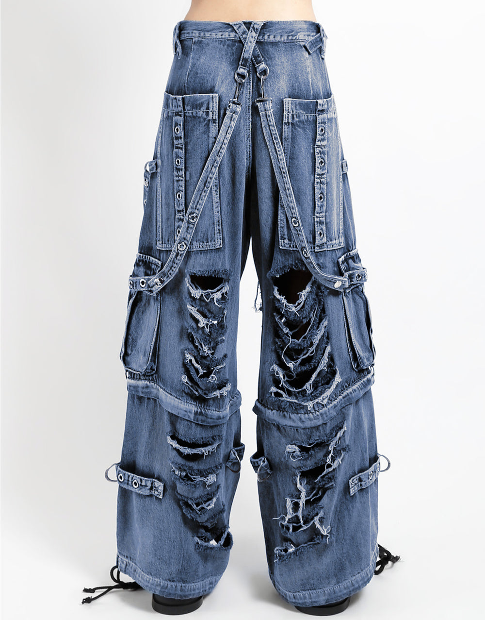 SHREDDER DENIM FULL FORCE PANT INDIGO FOG WASH