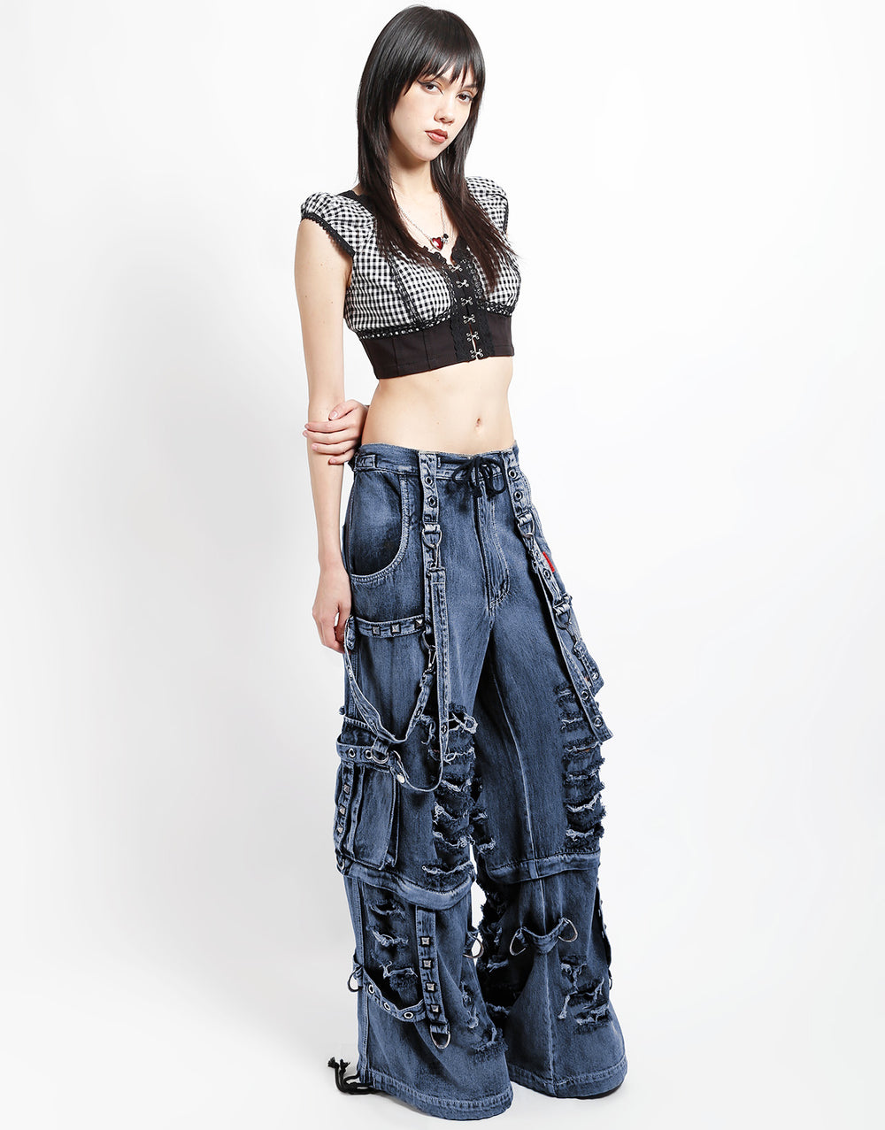 SHREDDER DENIM FULL FORCE PANT INDIGO FOG WASH