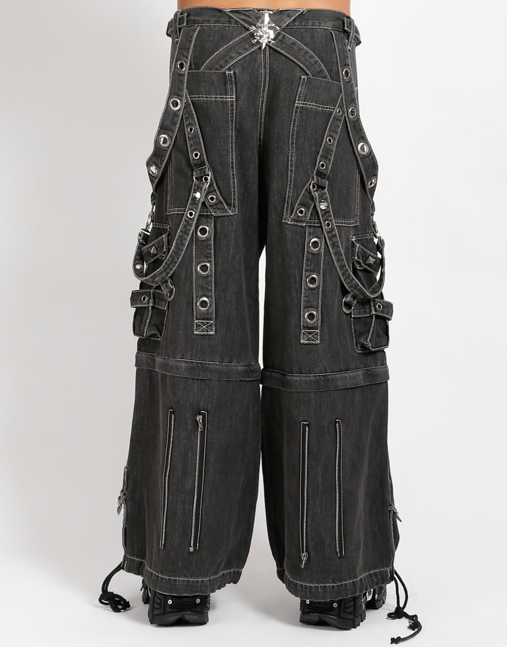 SUPER O-RING PANT BLACK DENIM