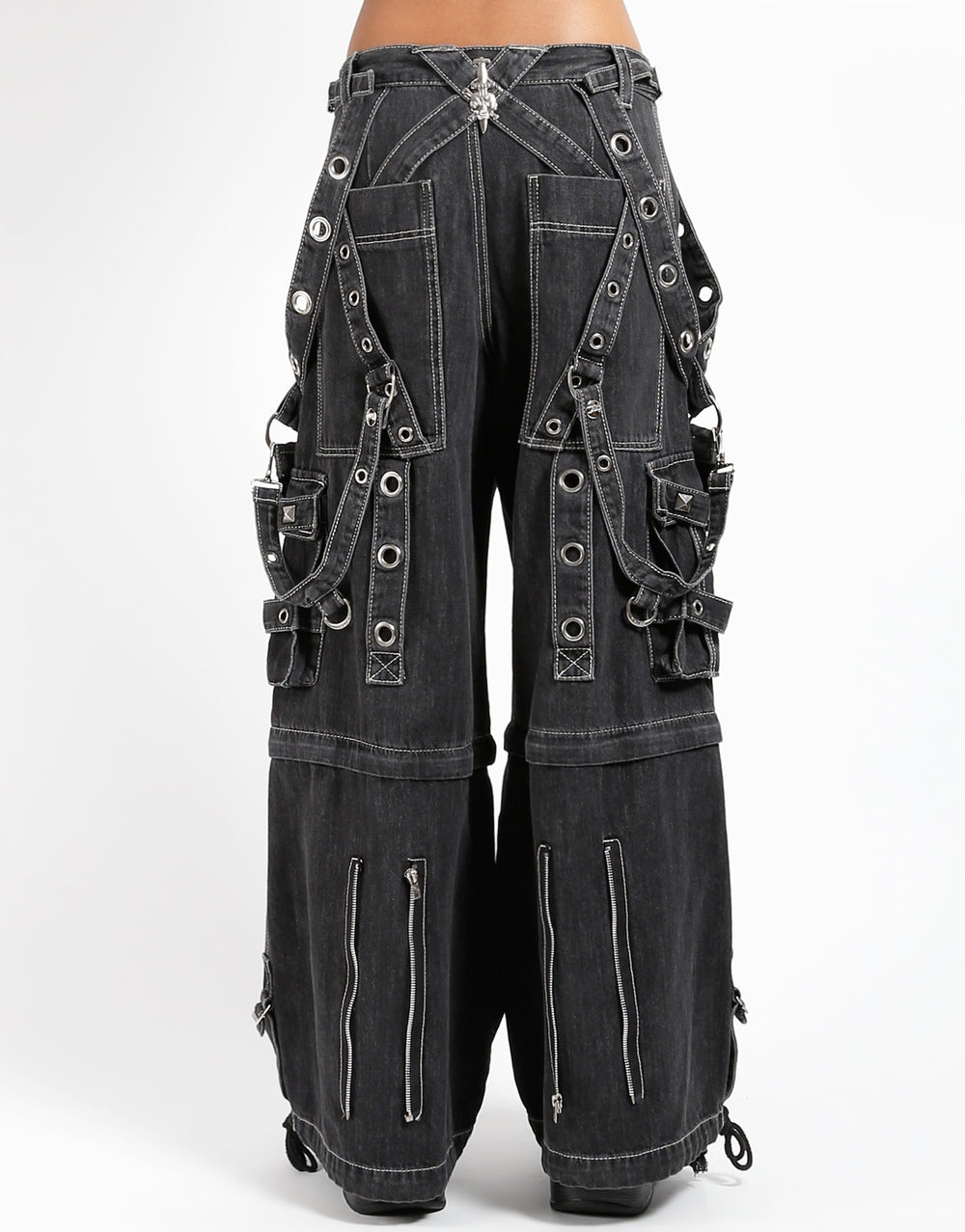 SUPER O-RING PANT BLACK DENIM