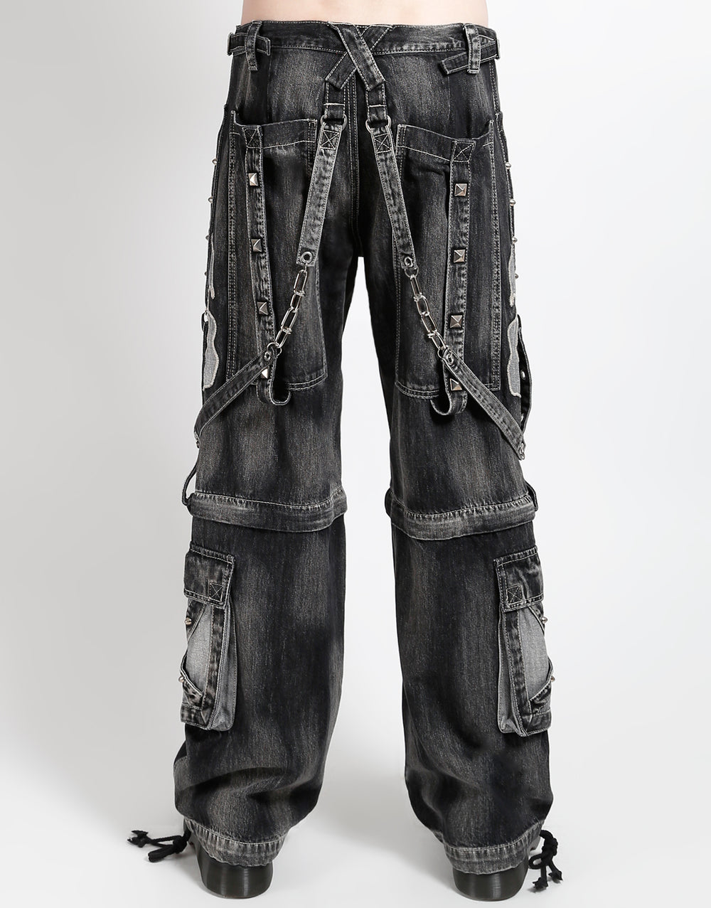 SCARE DARK STREET PANT FOG WASH BLACK DENIM