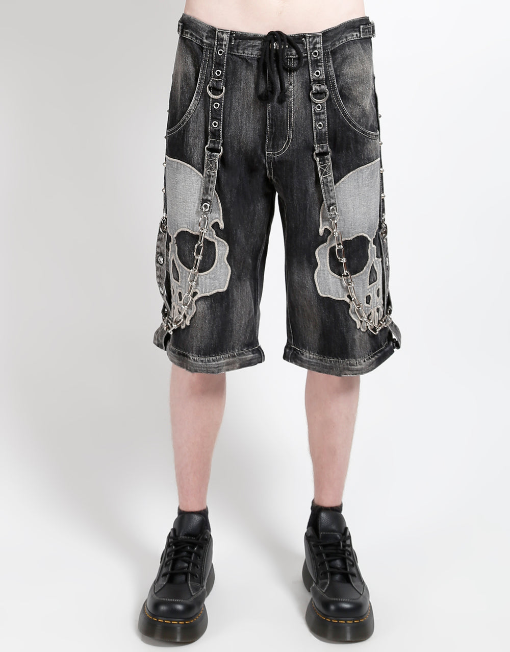 SCARE DARK STREET PANT FOG WASH BLACK DENIM