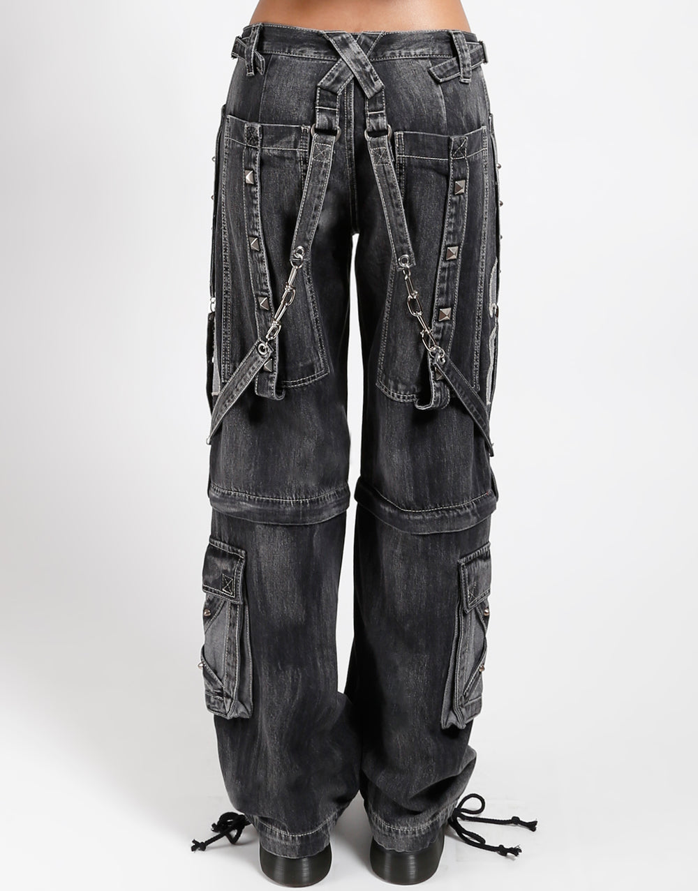 SCARE DARK STREET PANT FOG WASH BLACK DENIM
