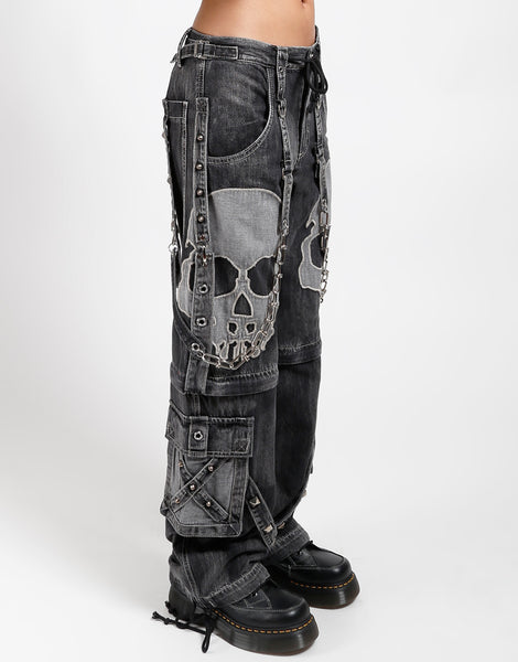 DARK FOG★Ink graffiti straight jeans DF34 1995 Straight Jeans | Black | Diesel