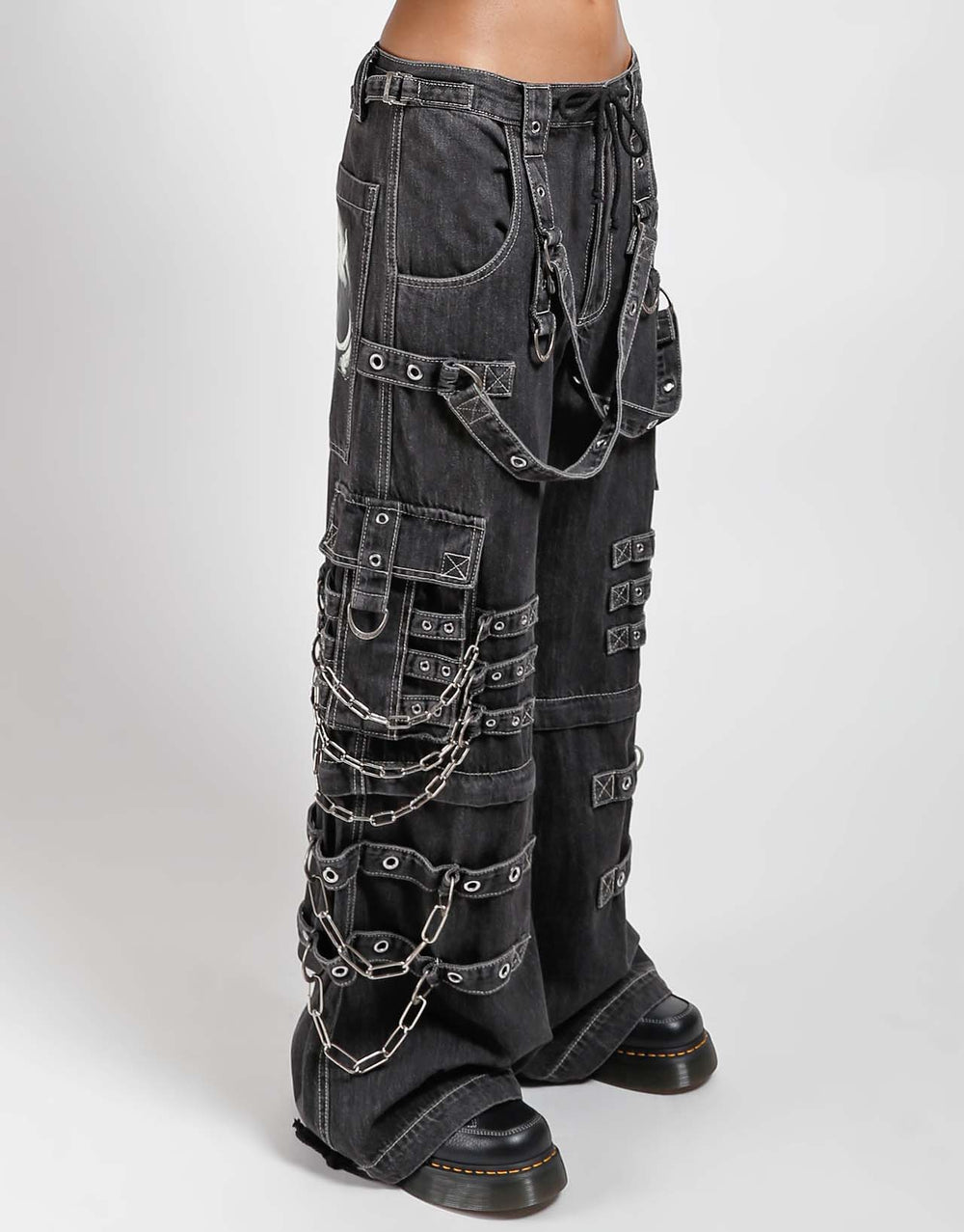 DEVIL SKULL BLACK DENIM
