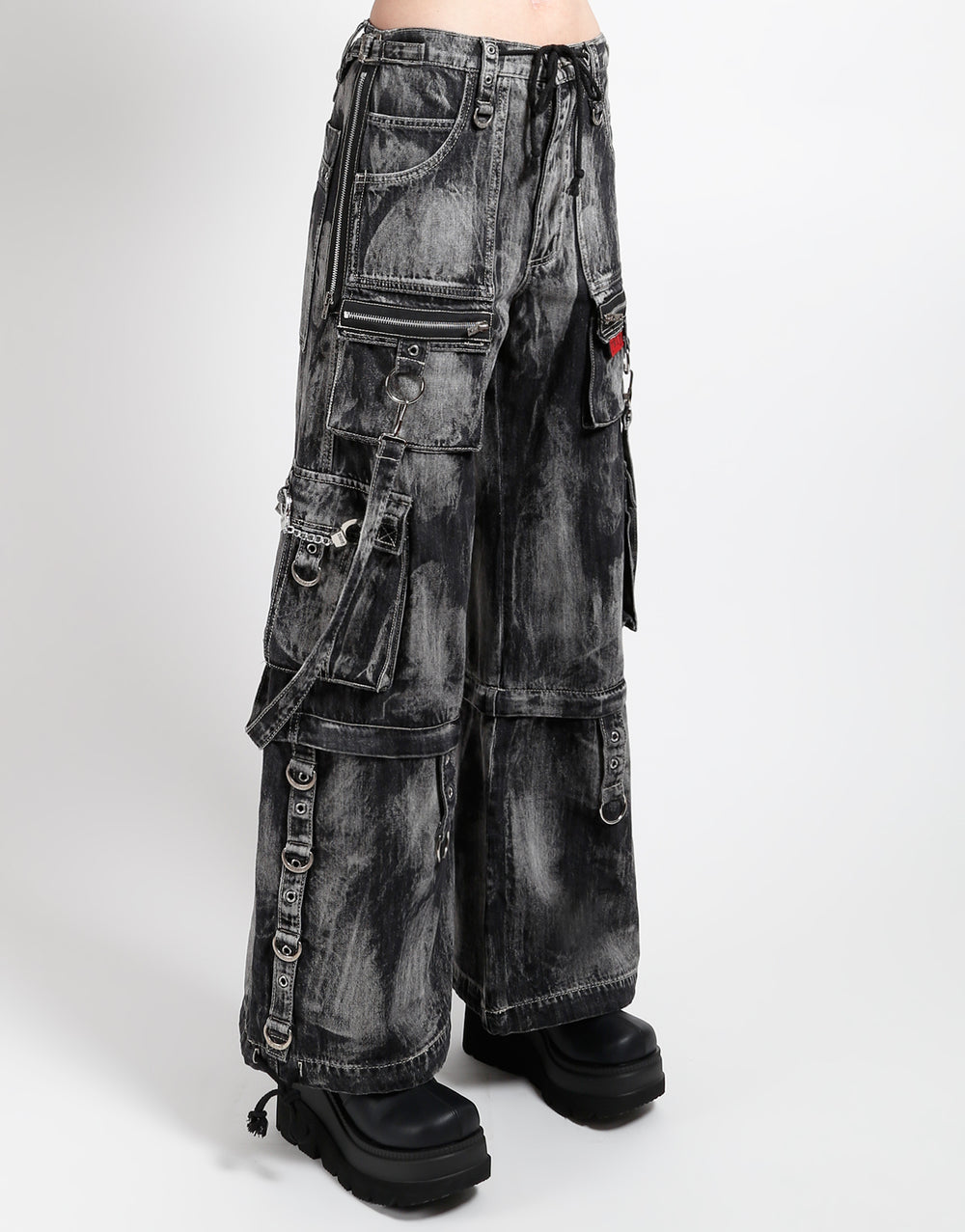 ZIP LOCK PANT CLOUD WASH BLACK DENIM