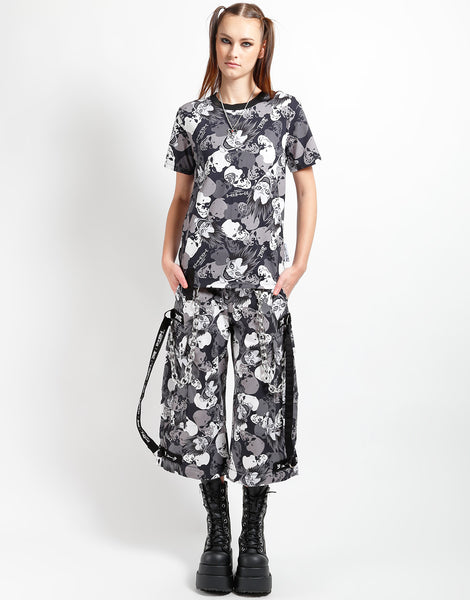 TRIPP NYC - TRIPP NYC X DEATH NOTE - RYUK SKULL CAMO D-RING TEE