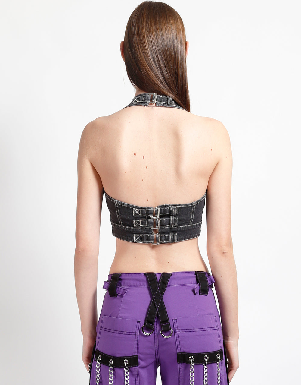 POWER HALTER BLACK DENIM