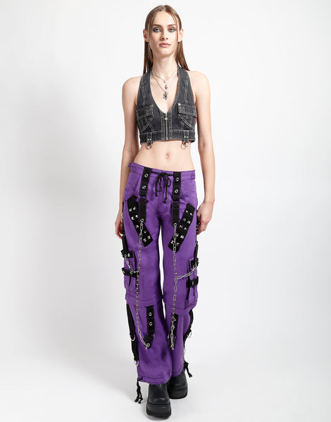 TRIPP NYC - POWER HALTER BLACK DENIM