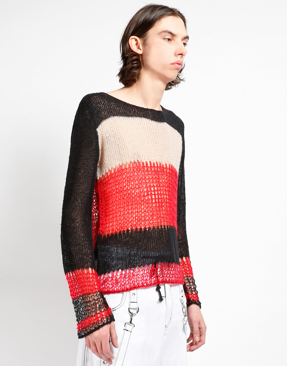 PUNK STRIPE SWEATER