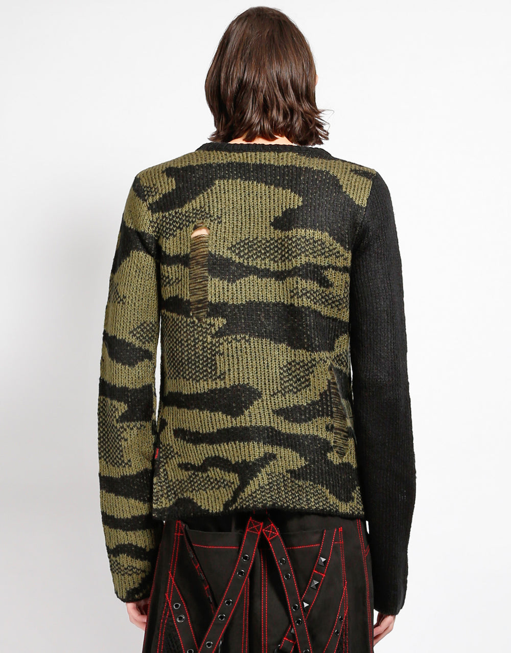 RAG SWEATER CAMO