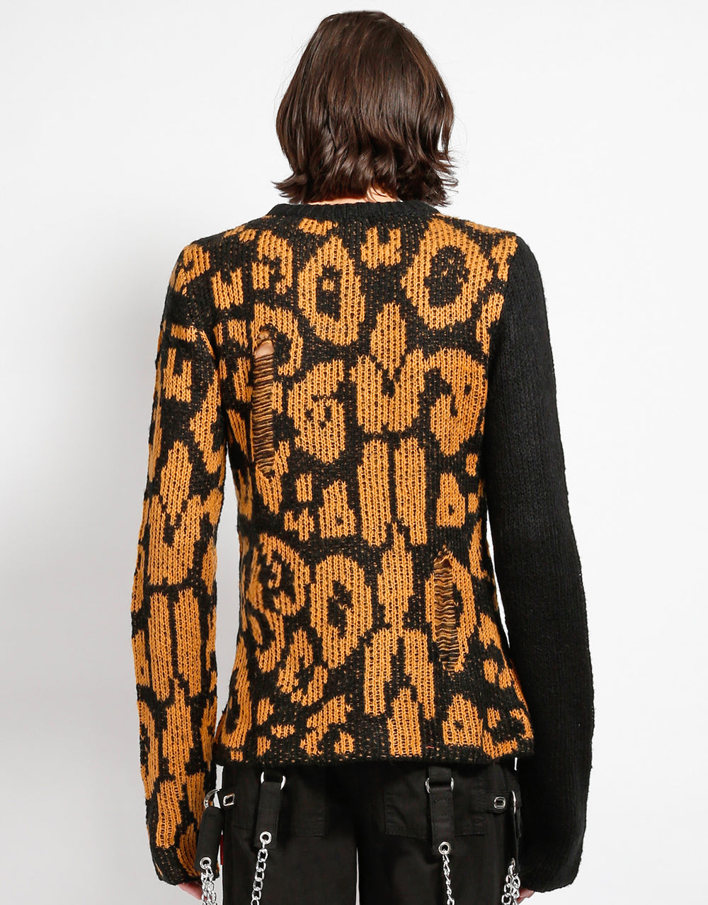 RAG SWEATER LEOPARD