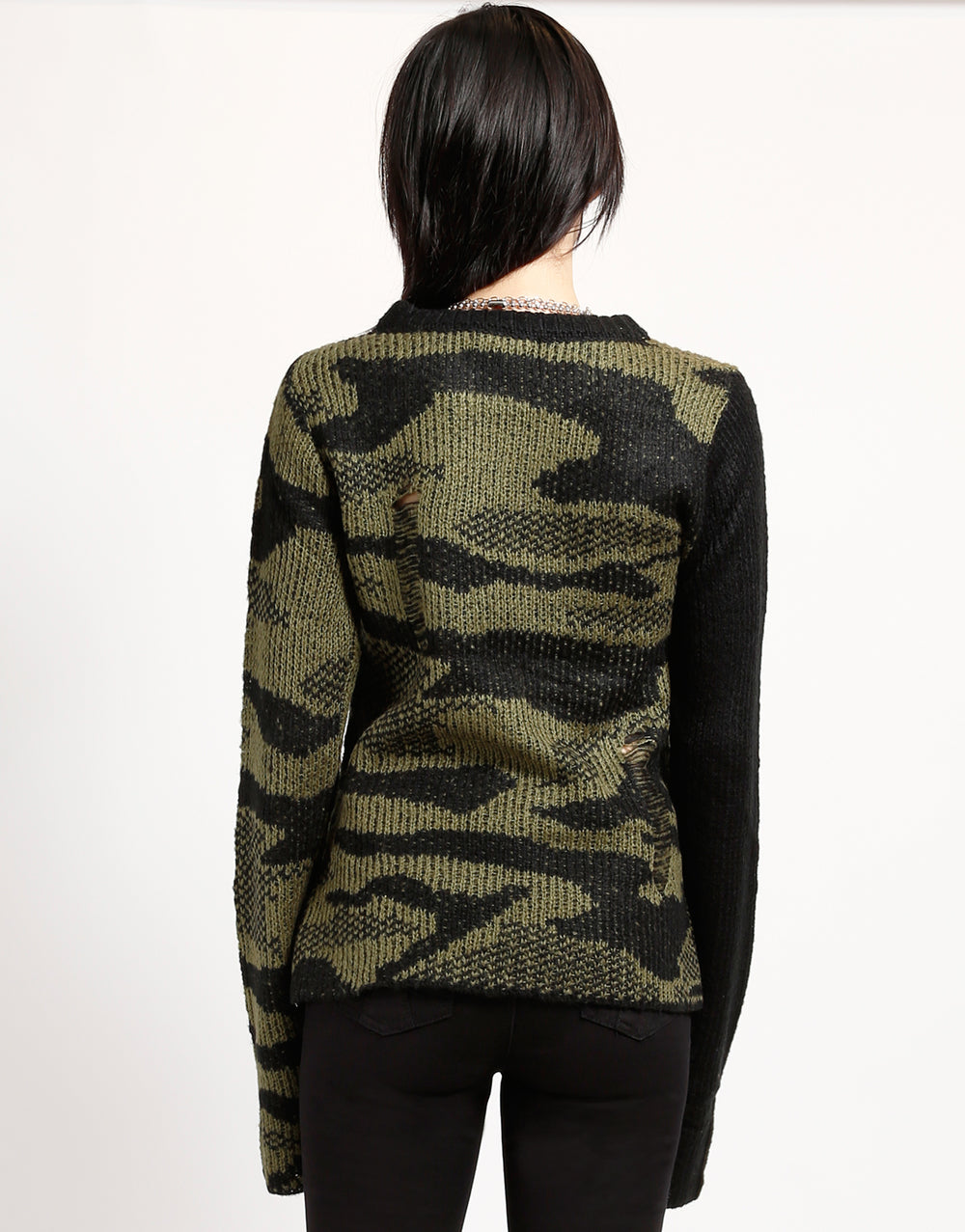 RAG SWEATER CAMO