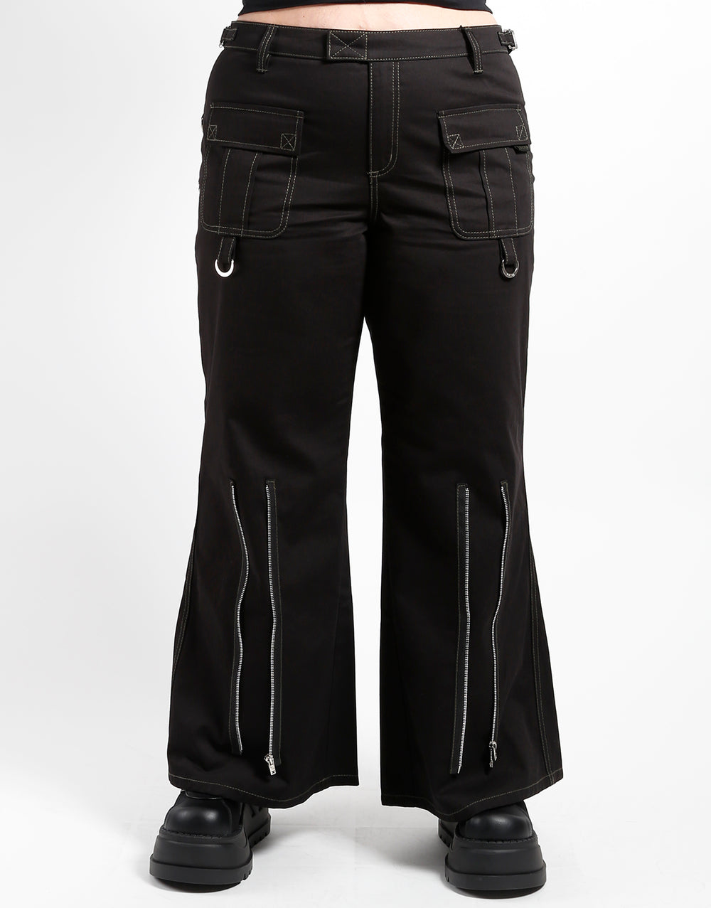 CURVE PEACE CARGO PANT BLACK