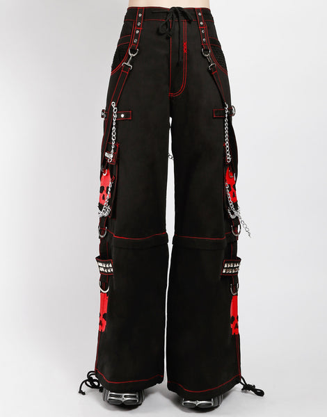 TRIPP NYC - SKULL ZIP OFF PANT WHITE