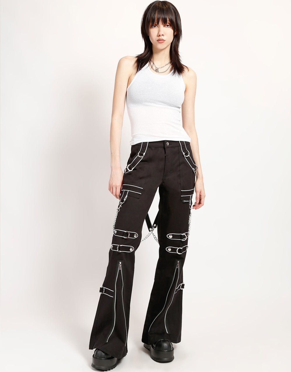 BAND DARK STREET PANT WHITE