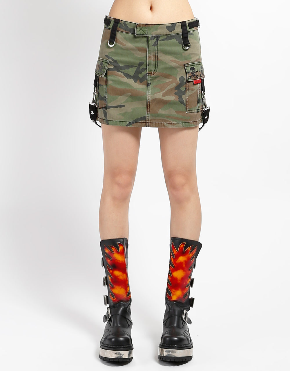 CARGO POCKET SKIRT CAMO