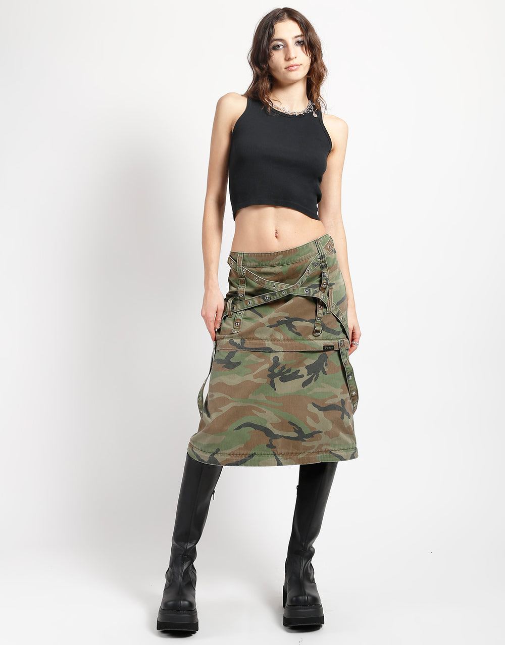 TRIPLE ZIP OFF SKIRT CAMO